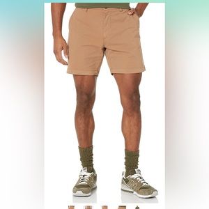 NWT Goodthreads Slim-Fit 7" Flat-Front Comfort Stretch Chino Short